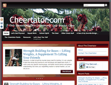 Tablet Screenshot of cheertator.com